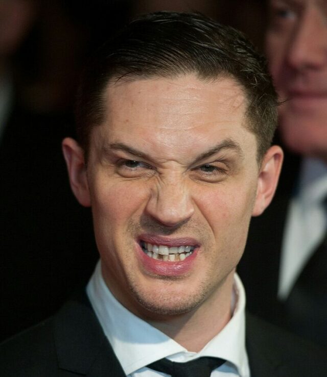 tom hardy teeth